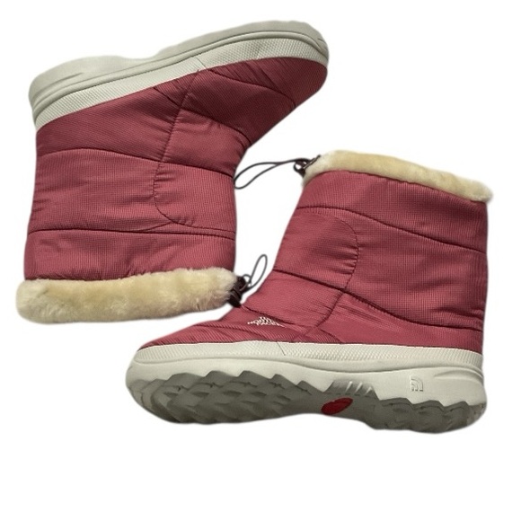 The North Face Women's Pink and White Winter Boots - Picture 2 of 8